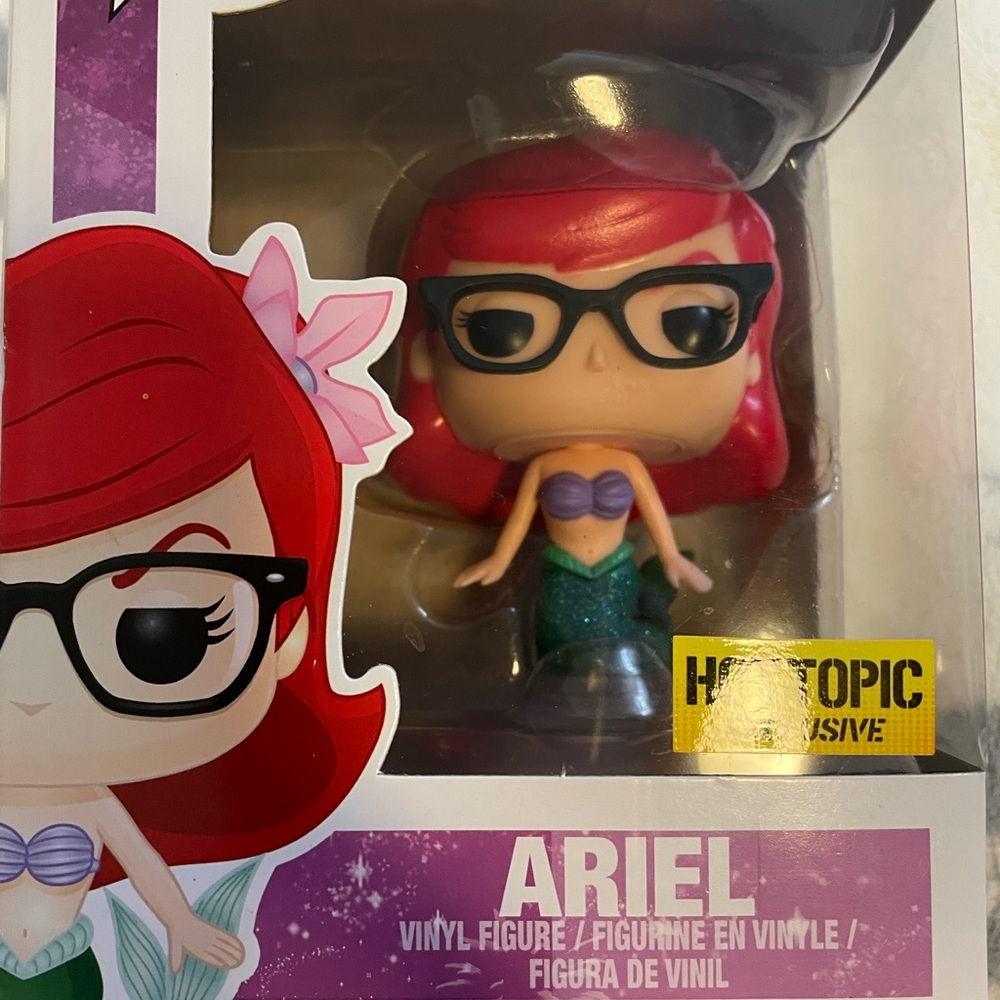 Ariel Funko Pop with Glasses